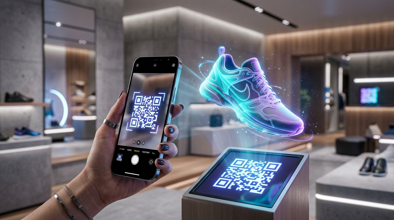 Augmented Reality Commerce: QR Codes as the Gateway to Try-Before-You-Buy